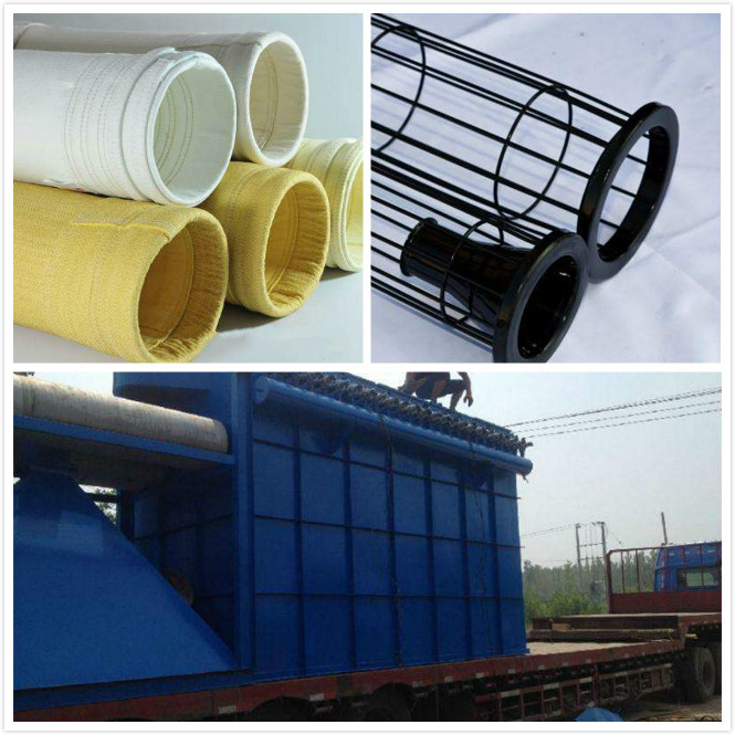 Automatic Temperature Control LCM Long Bag Industrial Dust Collector / Offline Reverse Pulse Dust Collector