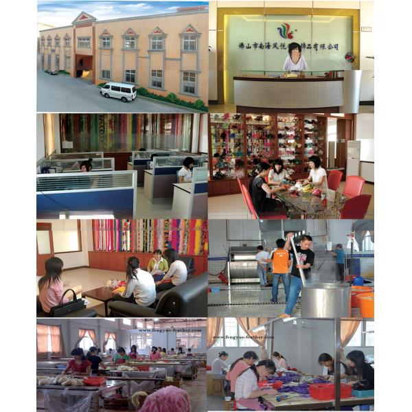 Dyed Goose Nagoire Feather Fringe Trim with Satin Ribbon and Fashionable