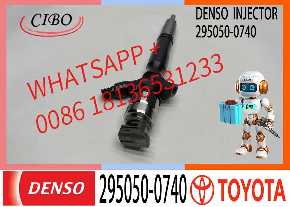 Fuel Injector Nozzle 295050-0740 2950500740 23670-30420 Injector Assembly For Toyota Hilux Hiace 2KD-FTV