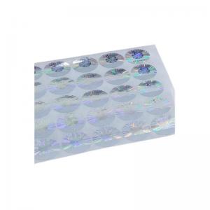 Quality Custom Laser Hologram Label Adhesive Holographic Sticker Printing wholesale