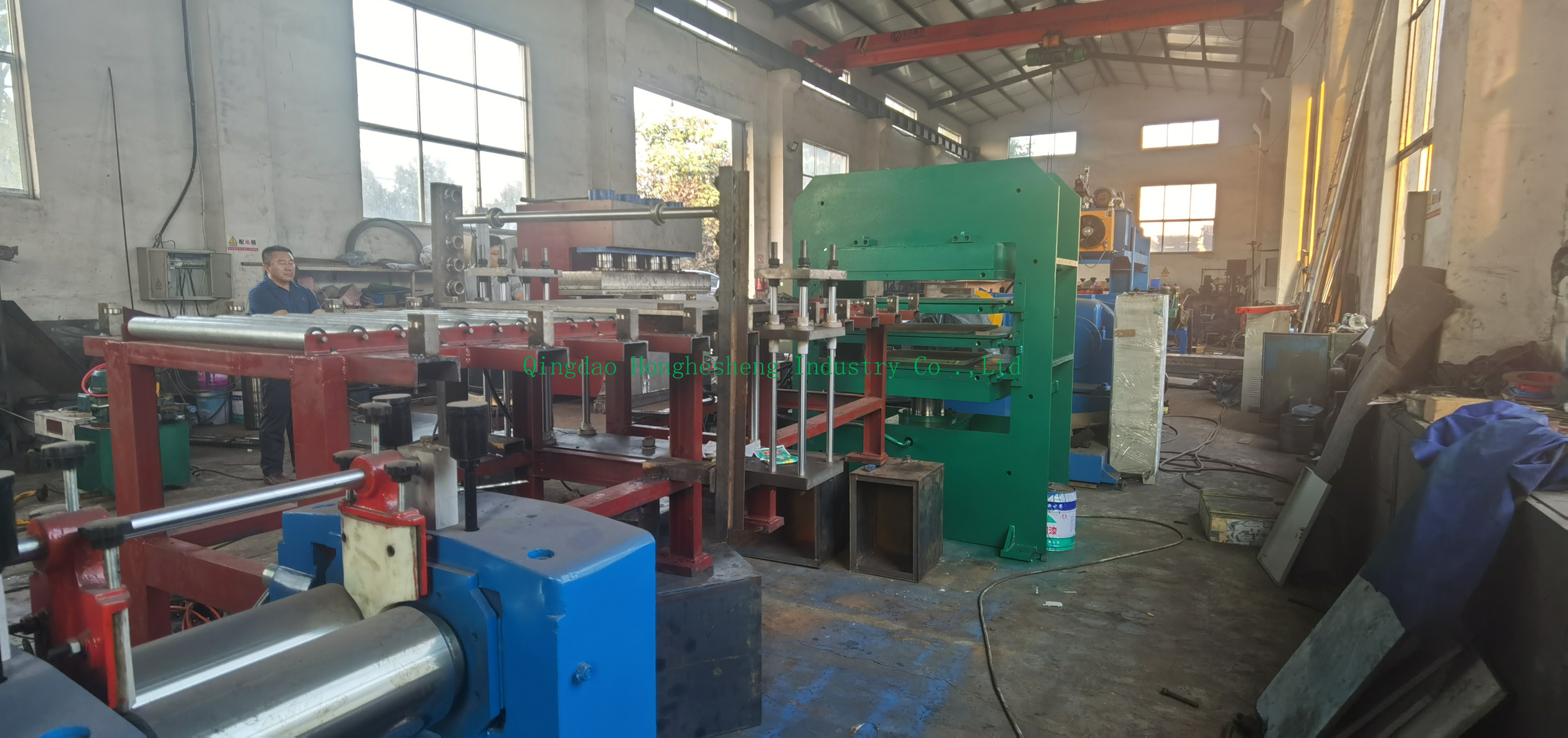 Fibreborad Vulcanizing Press Machine Vulcanized Equipment For Fiberboard