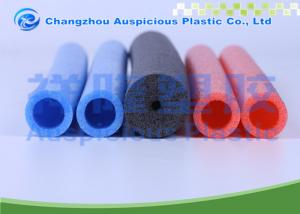 China Extruded Pe Colored Foam Pipe Insulation For Cold Pipe Heat Loss Prevention on sale