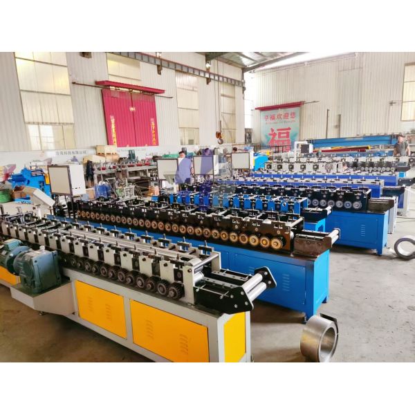 Heavy Duty Stable Performance Roller Shutter Door Roll Forming Machine 6m/Min