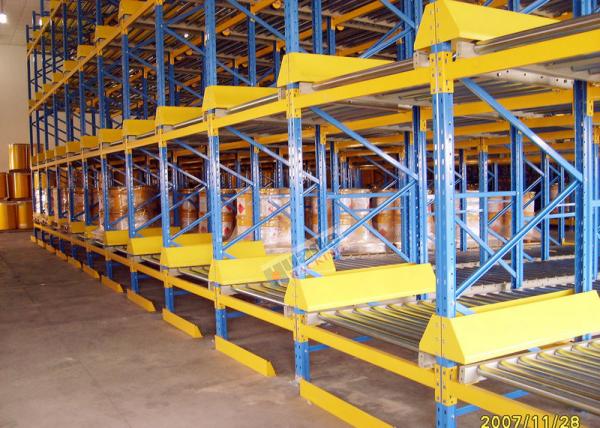 Cheap Dynamic Flow Rack Shelving 1500 Kg Per Pallet Warehouse Storage Racks for sale