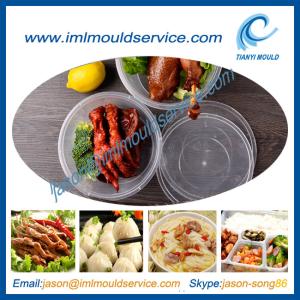 Quality disopsable 1500ml food grade PP microwavable plastic safe bowls mould wholesale