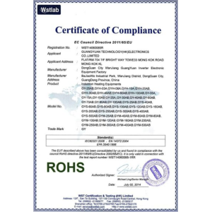 InductionFusion Technology Co., Ltd. Certifications