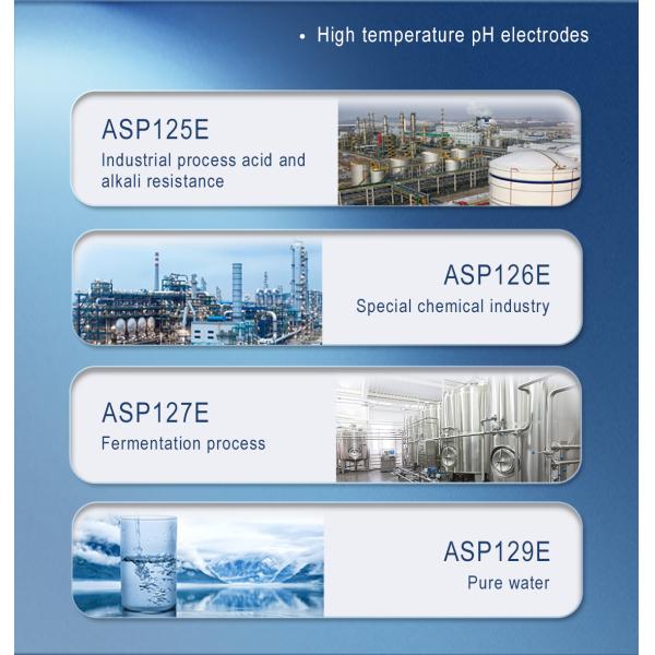 High Temperature Resistant 135℃ Analog PH Sensor For Strong Acid & Alkali