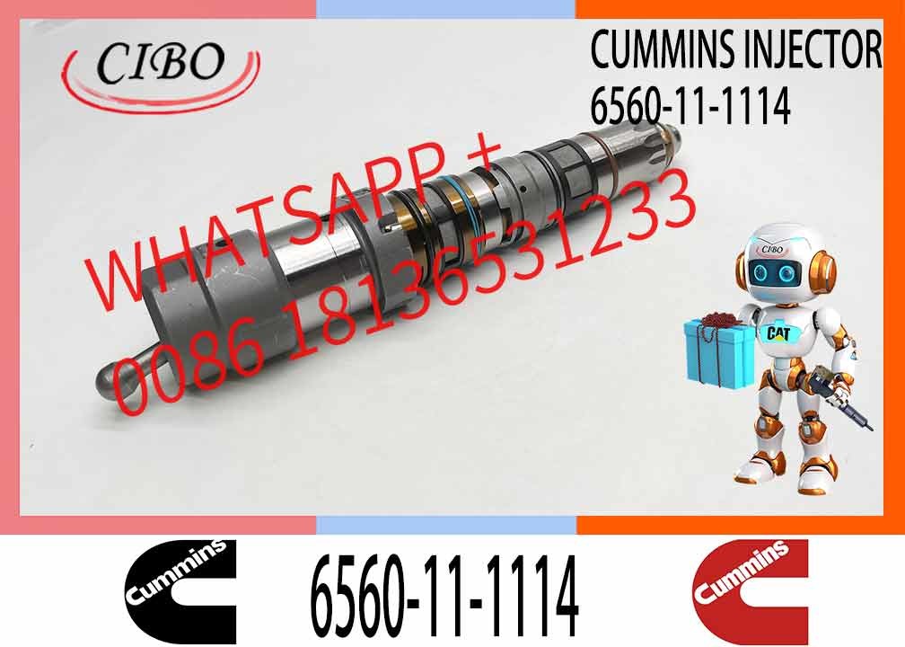 Diesel Engine Part Excavator Fuel Injector 6560-11-1114 4088431 362744RX 4984457