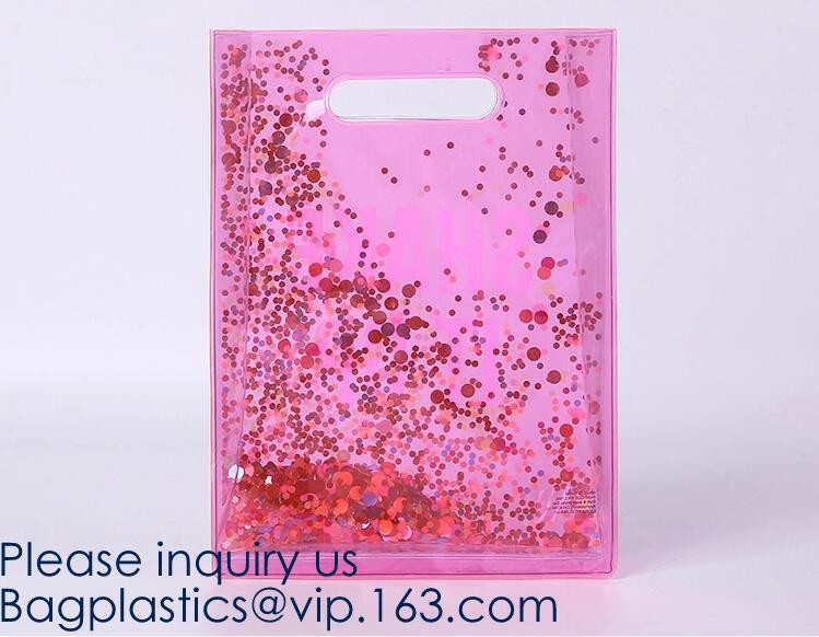 Custom Clear Transparent Holographic Iridescent Ladies Vinyl Tpu Shopper Women Shopping Tote Bag Garment Bags,Storange
