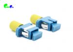 Fiber Optic Adapter SC UPC Female - ST UPC Female SX With Blur Color Plastic