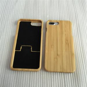 Quality Professional Engraving iPhone 7 Plus / iPhone 8 Plus Wood Case Anti - Fingerprints Type wholesale