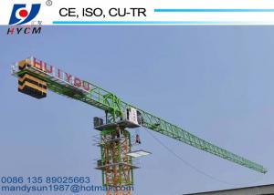 China External Climbing 8tons 60m Tower Crane Jib Length 1.3ton Tip Load Hydraulic Tower Crane on sale