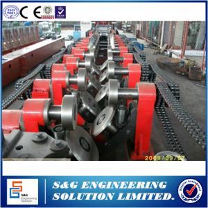 Galvanized Steel C Purlin Roll Forming Machine For Wall Panel European Standard