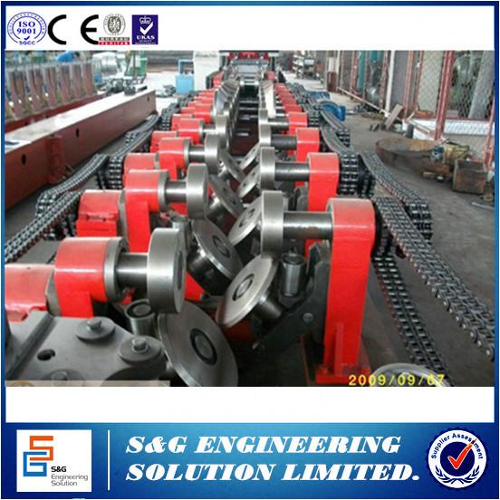 Cheap Galvanized Steel C Purlin Roll Forming Machine For Wall Panel European Standard for sale