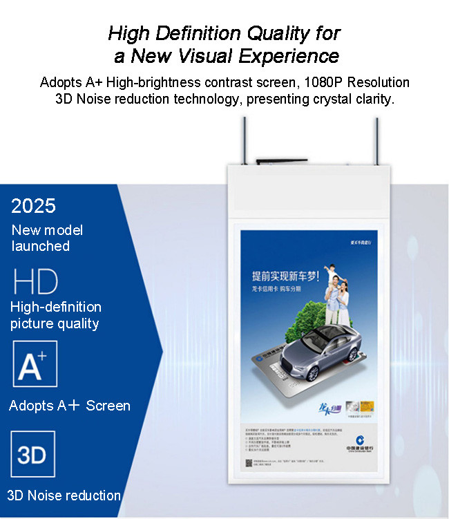 Ultra-Thin 55 Inch Open Frame LCD Display High-Brightness 2500 Nits Digital Signage Player for Shopping Retail Store Elevator