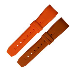 Quality ODM Replacement Silicone Rubber Watch Band Curved Watch Strap For Men And Women wholesale
