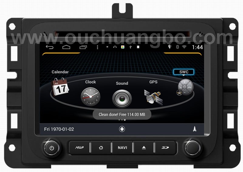 Ouchuangbo S160 audio dvd stereo radio for Dodge Ram 1500 2013 2014 2015 with 3G WIFI mirror link