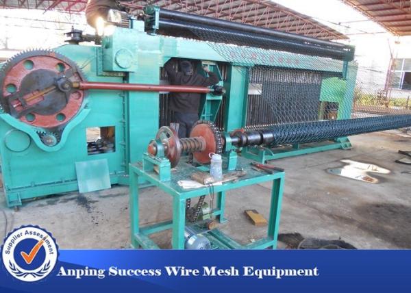 High Efficiency 60X80 Gabion Mesh Machine With CE / ISO9001 Certificate