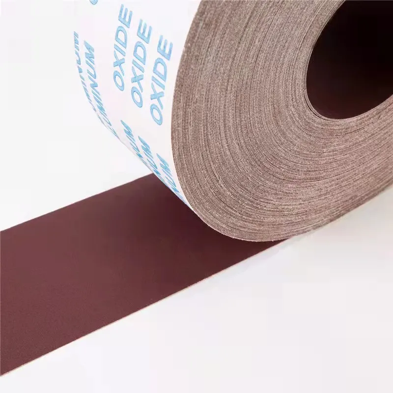 Red Aluminum Oxide Abrasive Cloth Backed Sandpaper Roll 150mm 2000 Grit