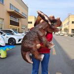 Electric Animatronic Baby Dinosaur Puppet with Dinosaur Roaring