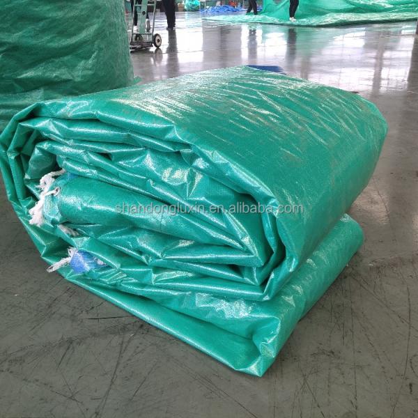 Customer Request Color PE Tarpaulin in Roll with 6*6-16*16 Density