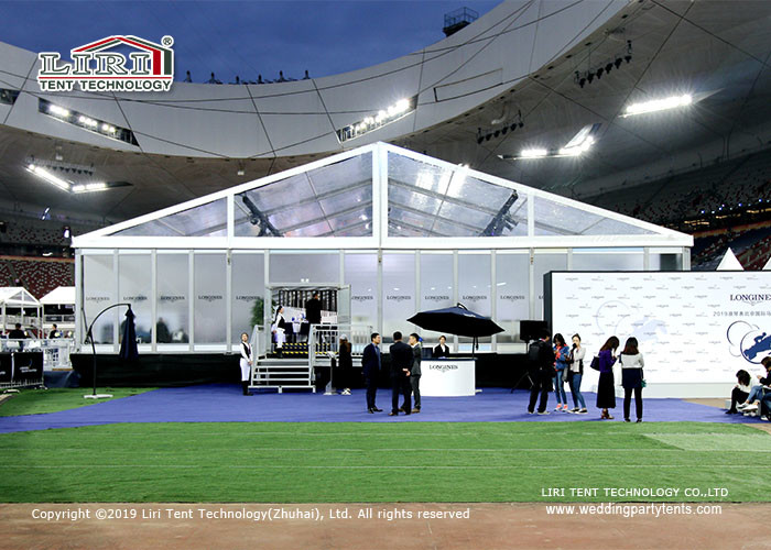 Liri Aluminum Frame Tent With Clear Pvc Cover For International Sport Events