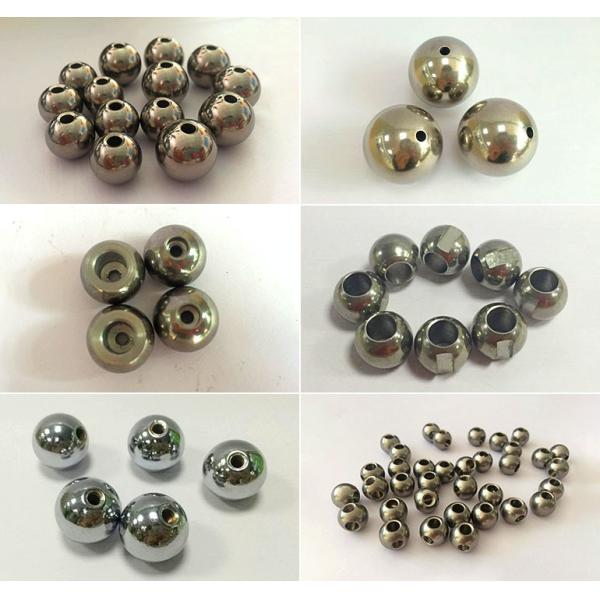 Threaded Steel Ball With Hole Drilled Stainless Copper Aluminum Steel Ball