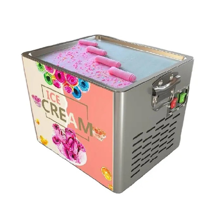 Quality Stainless Steel Commercial Fried Yogurt Machine Easy Operate wholesale