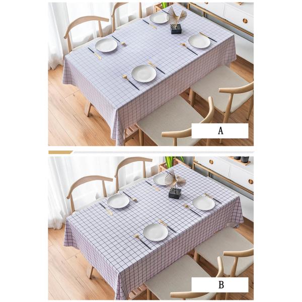 PEVA ﻿Floral Rectangular 0.5mm Printed Tablecloth For Hotel