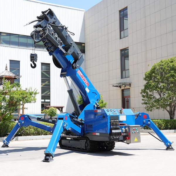 Cheap Customizable Small Spider Crane 3t Mini Crawler Crane 16.8m Span for sale