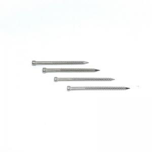 Quality OEM Lost Head 316 Stainless Steel Annular Ring Shank Nails With CE wholesale