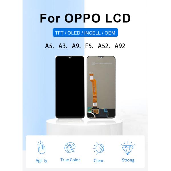5.5 Inch 1080x1920 Mobile Phone LCDs For OPPO A3S F1S F11 A5S A9 A5 2020