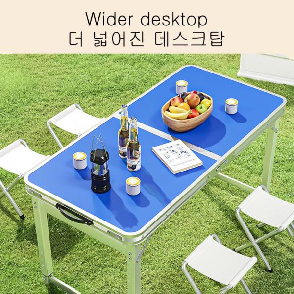 Modern Design Apartment Outdoor Furniture Wood Folding Table with Chairs Portable and Small
