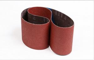 Quality Narrow Aluminum Oxide Sanding Belts Semi Open Coated For Dry Sanding wholesale