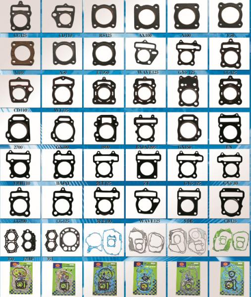 Cheap CD70  full set repair gasket  ,motorcycle gasket for CD110 made in xingtai  ,cylinder block and cylinder head for sale