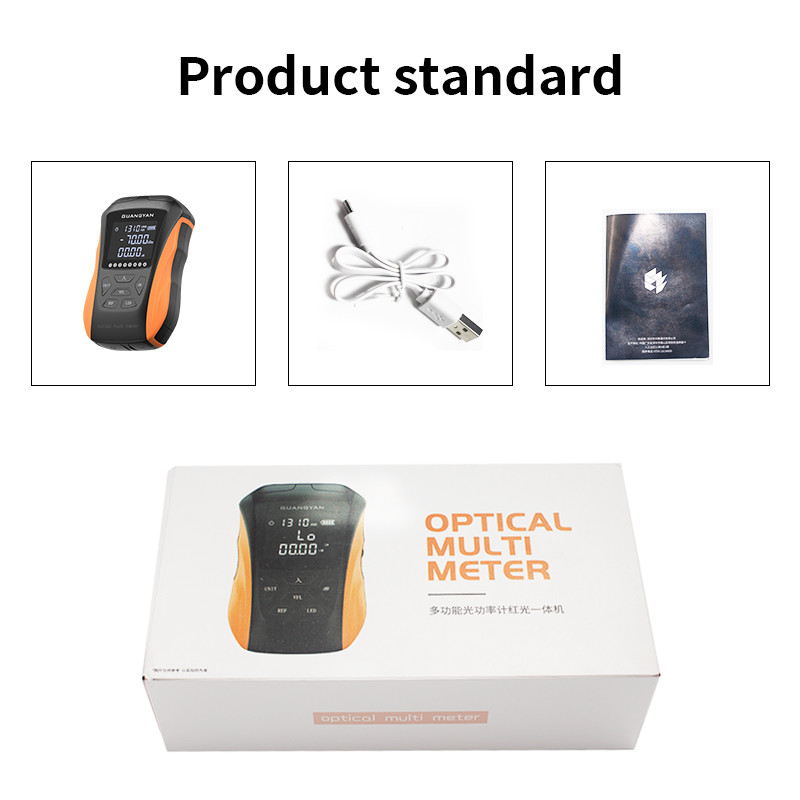 3-6V Power Meter For Fiber Optic 800-1700nm ROSH IOS9001 certificate