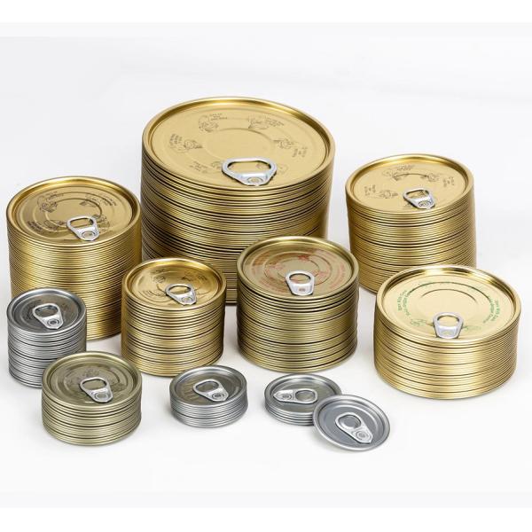 ODM Tinplate Full Open Aperture Beverage Can Easy Open Ends Lid 401#99mm for Tuna Pet Food Canning