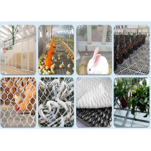HDPE Poultry Farming 0.5mm Thickness Plastic Plain Netting