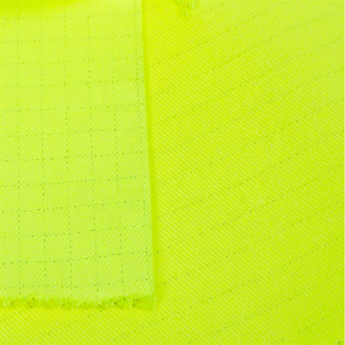 Modacrylic Cotton High Visibility Fabric Inherent FR Fluorecent