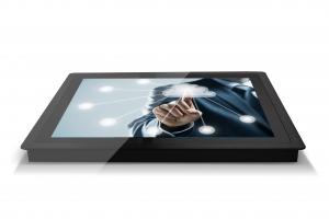 China High Performance Flat Touch Screen Monitor , Industrial Touch Panel Computer on sale