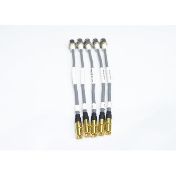 Precision Male Coaxial Cable Fittings SSMA /SSMP Custom Coax Cable Assemblies with Cable CXN3506