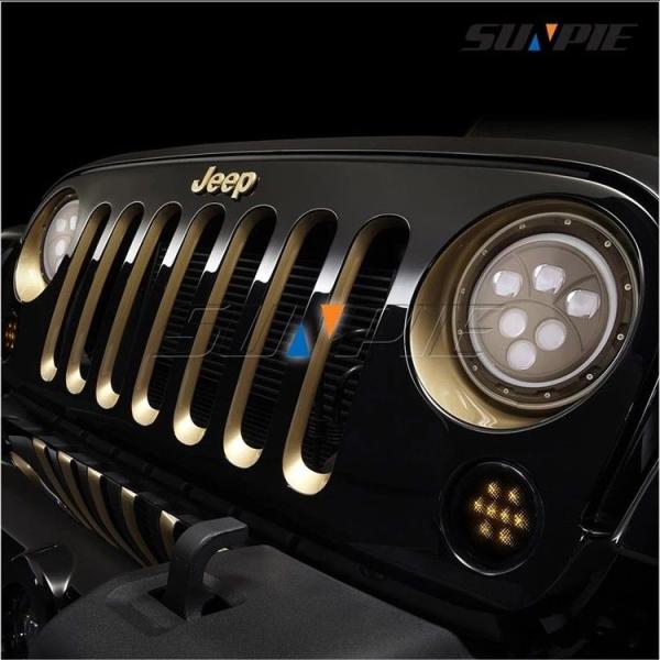 7 Inch 60W LED Work Light , High Or Low Beam Car Daytime Driving Light For Jeep Wrangler