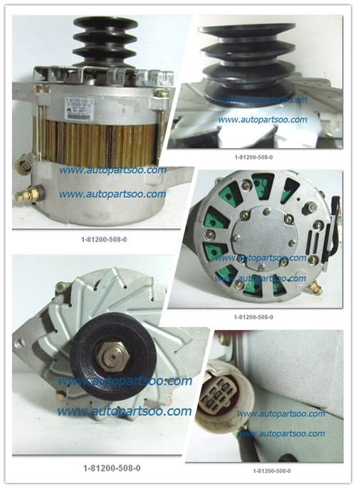 Quality 1-81200-508-0 Isuzu Cubic 140A alternator wholesale