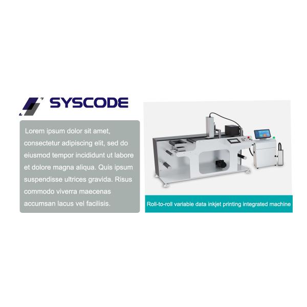 Barcode Piezo High Resolution Inkjet Printer 600DPI Continuous Inkjet Printer