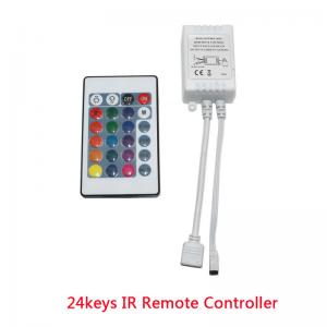 China Remote Control 24 Key RGB LED Controller For SMD2835 5050 LED Strip Light on sale