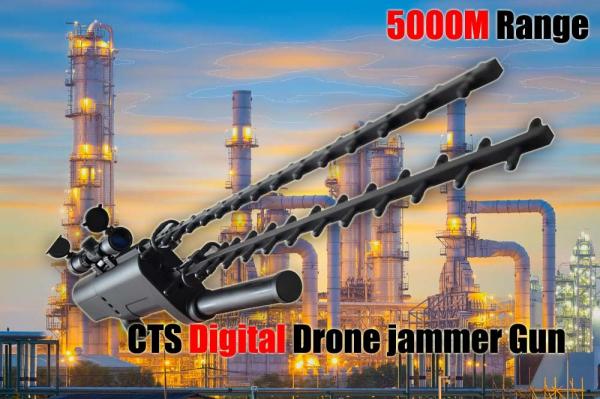 Cheap Handheld Portable Drone Jammer Gun Lightweight Super Range For Military for sale
