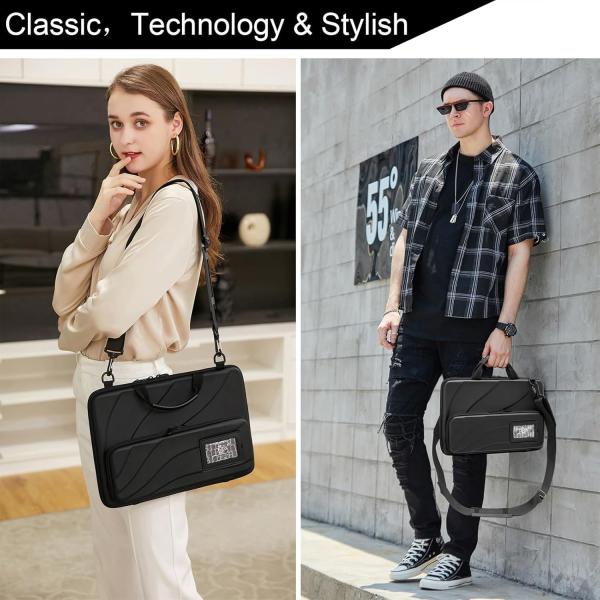 BUG 14.2-15.6 Inch Laptop Case Hard Shell, Protective Laptop Carrying Case with Stand for Heat Dissipation