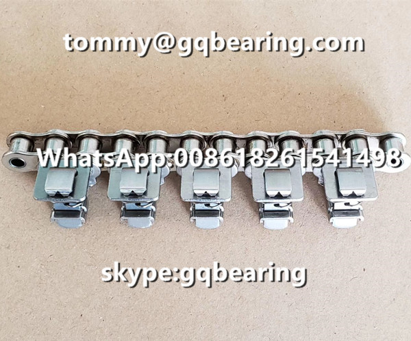 12.7mm Pitch SUS304 Stainless Steel Gripper Chain Vacuum Seal