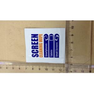Disposable single packed customized screen wet tissue