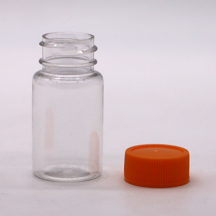 20ML/CC PET Plastic Liquid Bottle with Insert for Pill and Leak-Proof Medicine Bottle